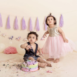 Twin Babies Cake Smash