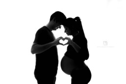 Silhouette Maternity Photography