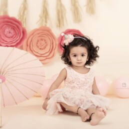Floral Theme - Baby Photographer Delhi