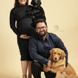Maternity Photography with Pet Dogs