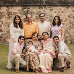 Outdoor Family Photoshoot in Sunder Nursery, Delhi with Grandparents