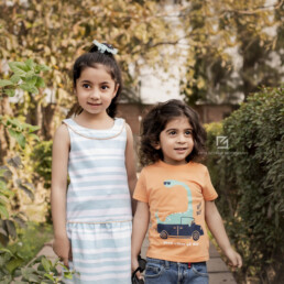 Baby Brother and Sister Outdoor Photoshoot