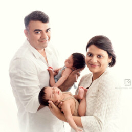 Twins Photoshoot at Home Newborn Session