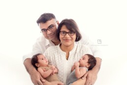 Newborn Twins Home Photoshoot