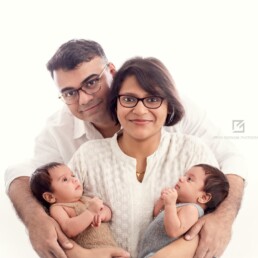 Newborn Twins Home Photoshoot