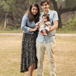 Outdoor Baby Photoshoot with Parents, Delhi, India