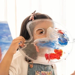 Paint Session Photoshoot of 5 year old